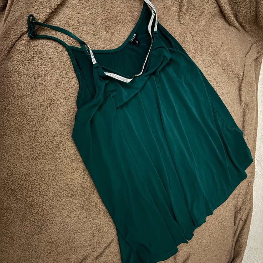 Torrid Elegant Green camisoleTop